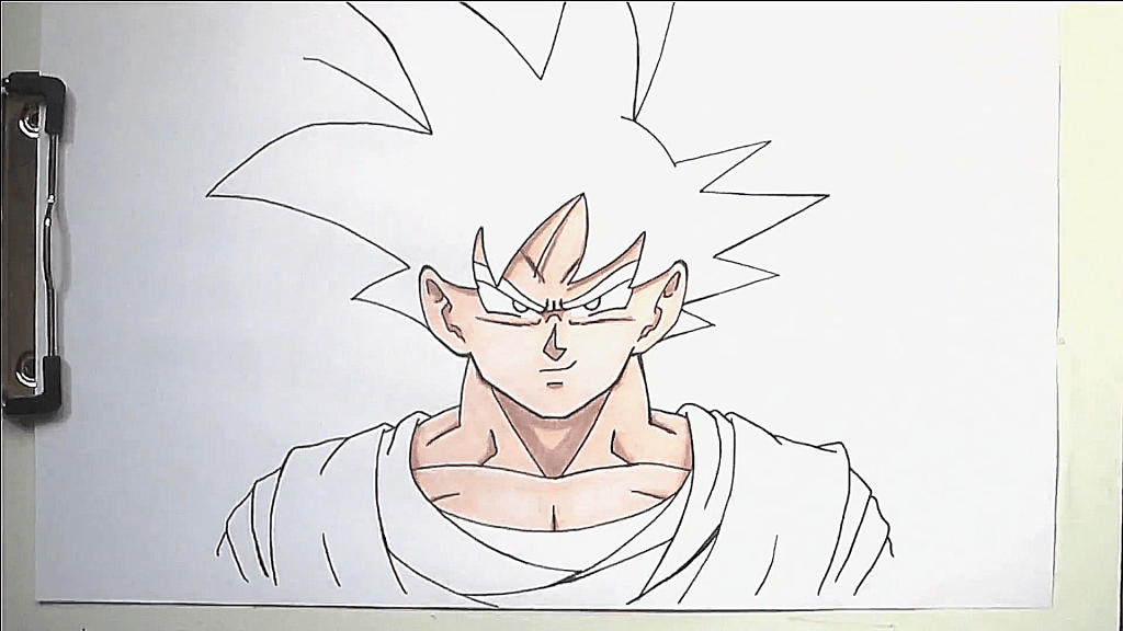 Desenhar Goku Super Saiyan 5 - Desenho e Dicas para Colorir