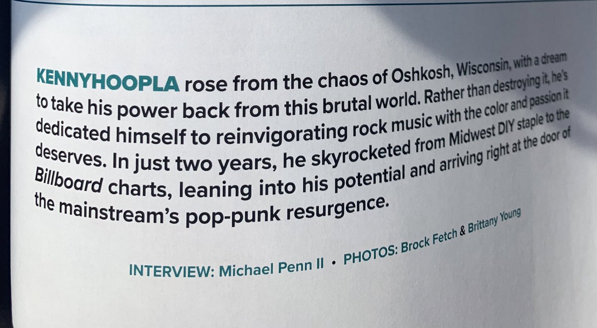 CRASHprez's tweet photo. #INVOICEBOYZ ALERT! 🚨🚨🚨

i got MY first mag cover by talking to my friend for HIS first mag cover…

@KennyHoopla in @AltPress july 2021
profile by ME

blessed to watch him grow, and blessed to document this glow.
🖤🐺🏁🏴‍☠️ https://t.co/VN9BBxgGLo