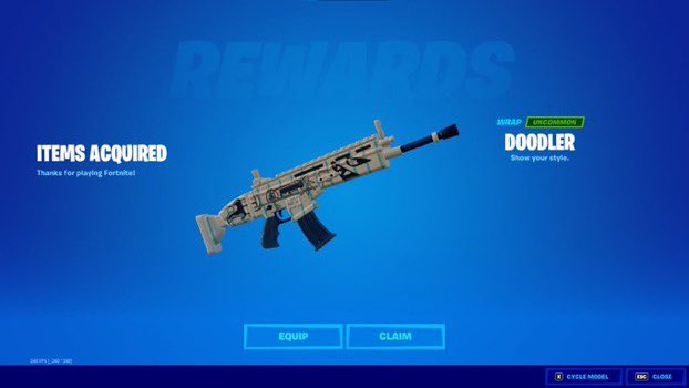 amagicmantv's tweet photo. 🔔  DOODLER WRAP GIVEAWAY🔔

❤️Like ♻️Retweet ✅Follow Me and 

@BlankFNs 

Ends in 4 hours ⚡️ https://t.co/zdZOlizYOz