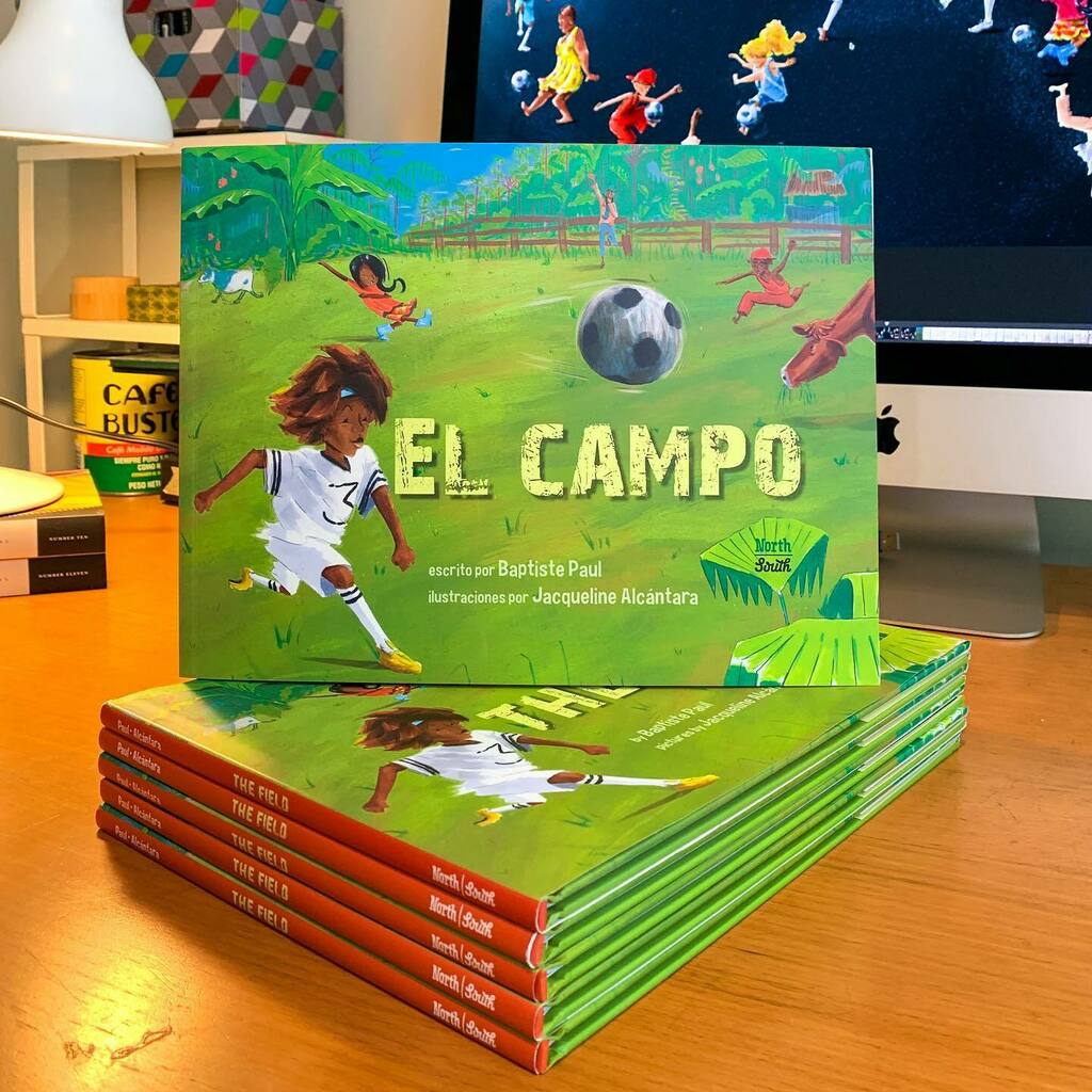 Translation book release day!!! SO excited #TheField is now available in SPANISH!!! Available in paperback, link in profile - hope I can get into some classrooms soon  and read this live!! ⚽️❤️⚽️❤️⚽️

#spanishbooksforkids #booksinspanish #picturebooks #t… instagr.am/p/CTh7QlWLiab/