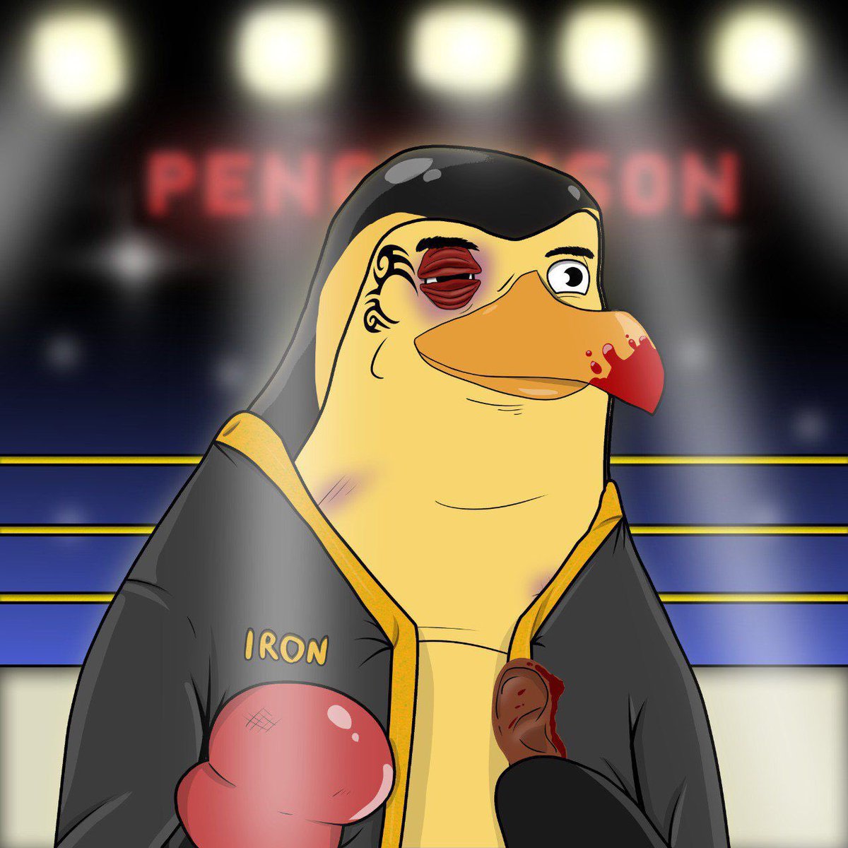 <a href="/MikeTyson/">Mike Tyson</a> Hey <a href="/MikeTyson/">Mike Tyson</a>, 

We got a bad ass fighting penguin version of you, we would be happy to offer it to you as a 1/1 exclusive NFT &amp; membership into #PFC &amp; our amazing community for absolutely nothing. 

You are a legend 👊

#PENGARMY #PENGTYSON