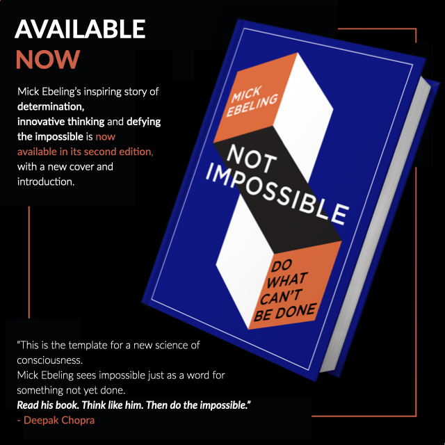 The second edition of Not Impossible: Do What Can’t Be Done, by <a href="/MickEbeling/">Mick Ebeling</a>, is available now with a new cover and introduction.

Discover the story of Not Impossible Labs &amp; how a coincidence led to a life-long mission to challenge the impossible: bit.ly/mick-ebeling-n…