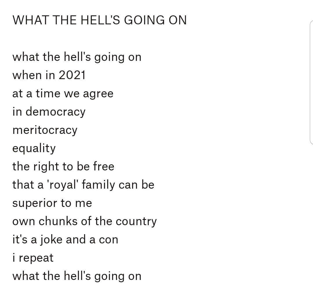 PoetClockwork's tweet image. WHAT THE HELL'S GOING ON 

#poetry #poetrycommunity 
#poet #PoetsTwitter 
#poetrylovers