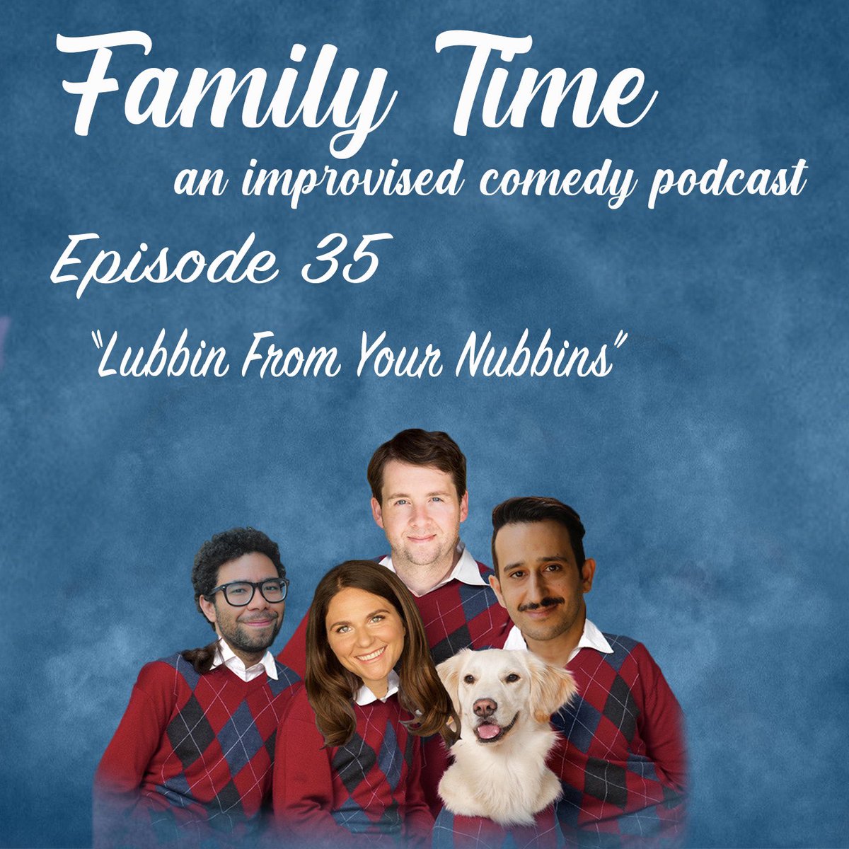 FamilyTimePod's tweet photo. “Lubbin from your Nubbins” what does that mean??? Well find out tomorrow on a brand new episode of Family Time! https://t.co/QcKWLhioKa