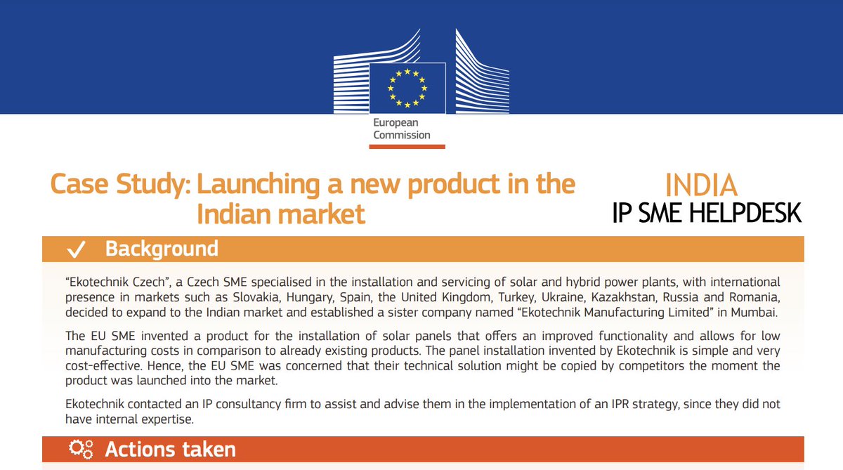 India IP SME Helpdesk tweet media