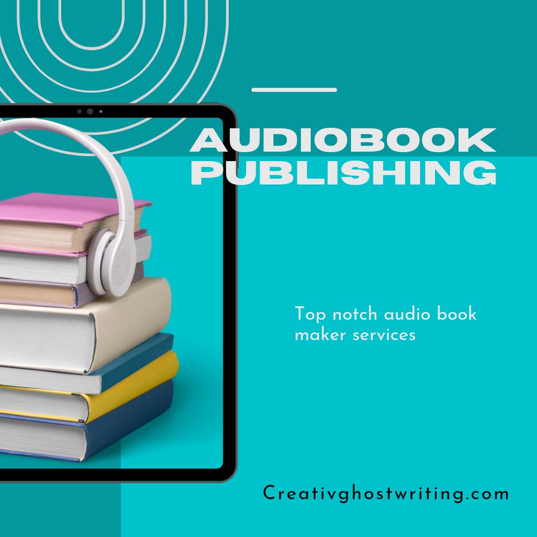 CreativeGhostW2's tweet photo. We’re a new solution for getting your #audiobook onto more platforms and in front of more listeners in the easiest way ever.
https://t.co/2bxs1tvs7O

#audiobooks #publishing #books #publishers #solution https://t.co/U9Az7tj5P8