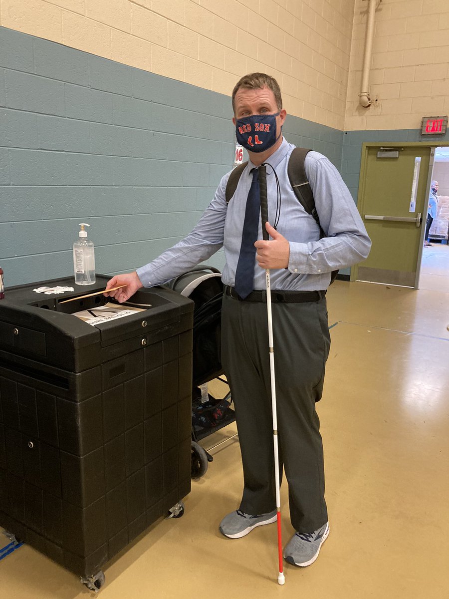 alexjgray's tweet image. Excited to vote early today with my family in #JamaicaPlain! I appreciated having the opportunity to use the accessible AutoMARK terminal in order to cast my vote independently. #Boston #BosPoli #MAPoli #CriptheVote