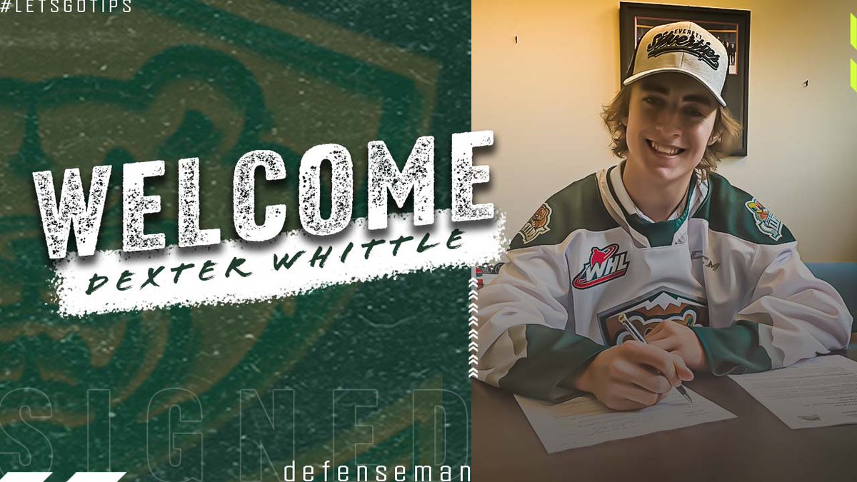 SIGNED ✒️📰// Defenseman Dexter Whittle, WHL standard player agreement 

#LetsGoTips 

News: everettsilvertips.com/article/signed…