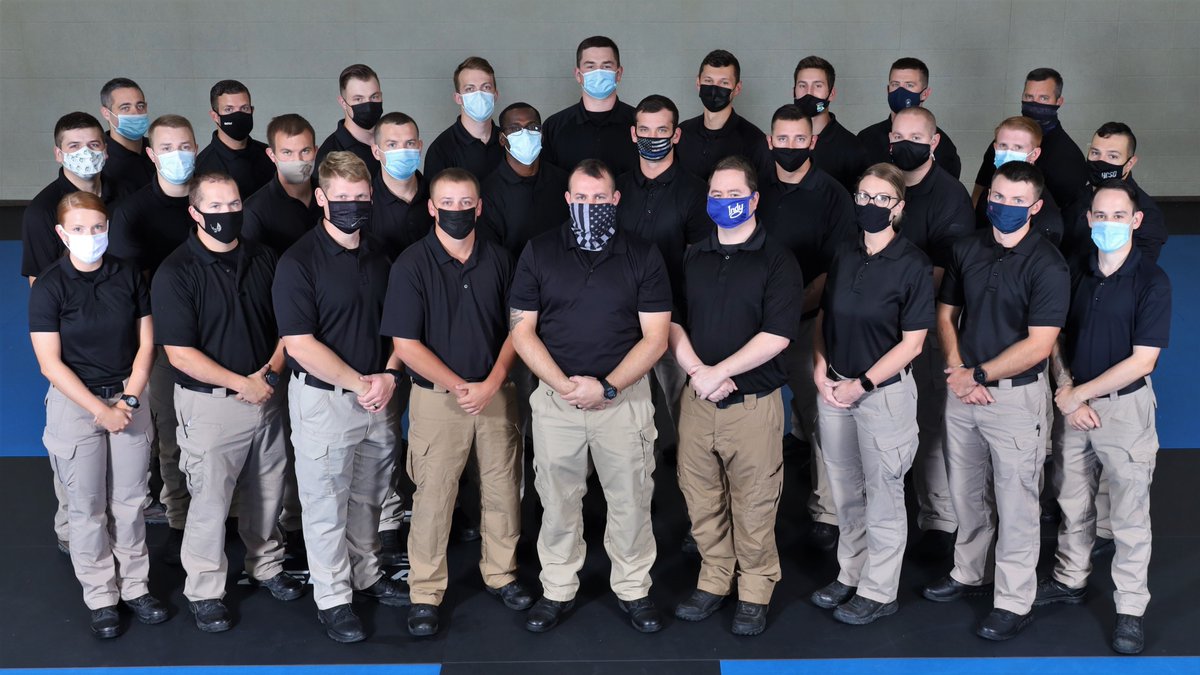 IndianaLawEnfo1's tweet photo. Squad photos this morning of Basic Class 224!  They graduate at the end of September! 🚓#ILEABasicClass224 #IndianaPolice #HeroesTrainHere #EssentialWorkers #ThinBlueLine #PoliceInTraining #BeSafe #DoItRight #FirstResponders https://t.co/UloY3GsWQd