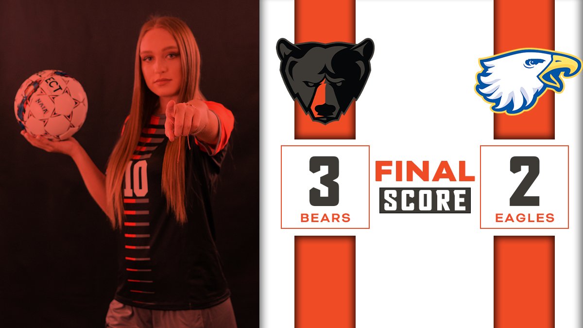BEARS WIN! Mya Holmes records the first hat trick of her career, as UPIKE takes down Midway 3-2 to move to 2-1 on the season! #BearNation