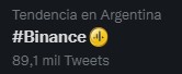 maxelizalde's tweet photo. A que no saben quién #TTopic en #Argentina ?
Obvio, #Binance !
#Earn #Crypto #BNB #BUSD #USDtether #Learn @BinanceArg https://t.co/AcqSVocA4N