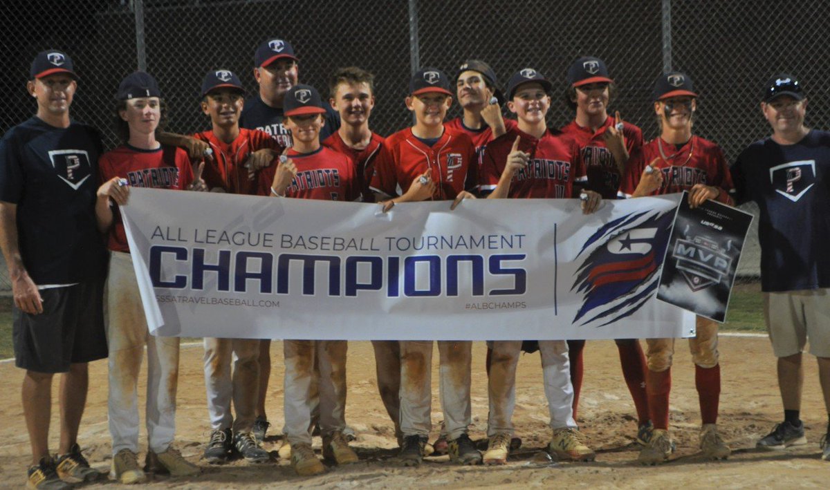PatriotsBsblSC's tweet image. Patriots claim the Championship in Easley this past weekend, including a 13 hour Sunday!! 
Battled hard in final 2 games to finish 4-0 on the weekend. #GoPatriots #winunderthelights