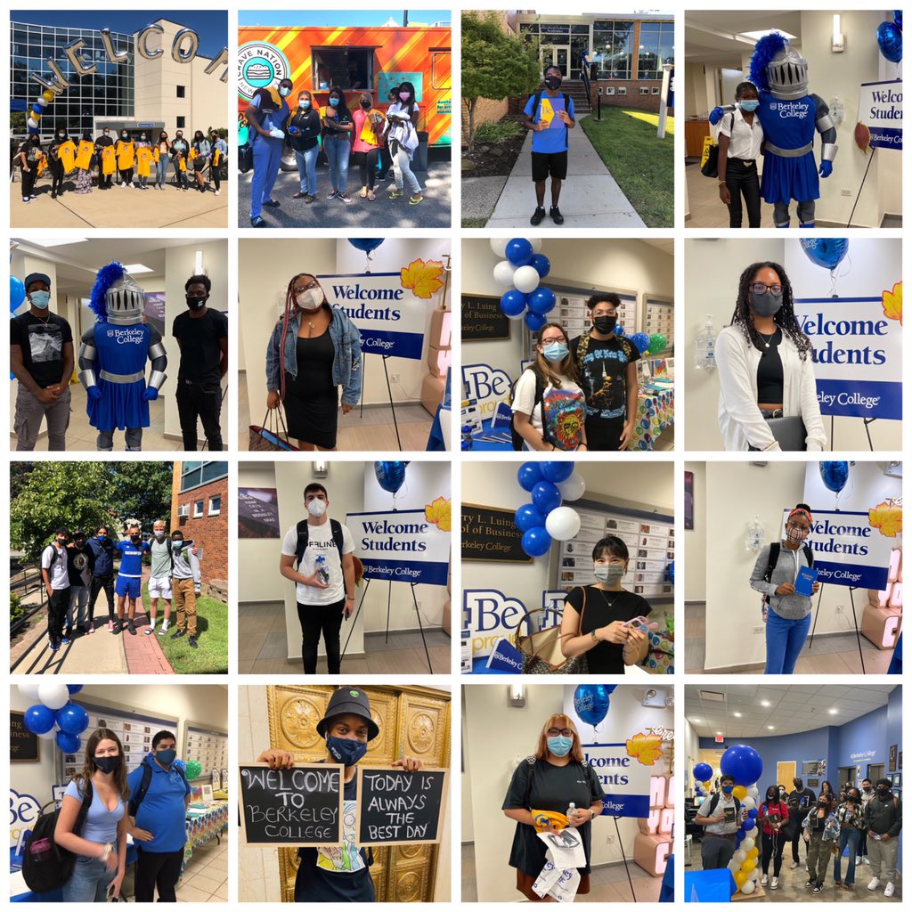 BerkeleyCollege's tweet photo. Happy first day of the fall semester! Itβs great to see our students back on campus again. π#WelcometoBerkeley https://t.co/F1GqHM6hdP