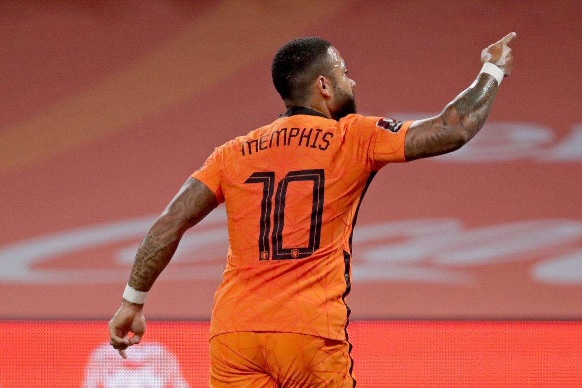 lnstantFoot's tweet image. Aucun joueur européen n’a marqué plus de buts que Memphis Depay en sélection cette année. (11)