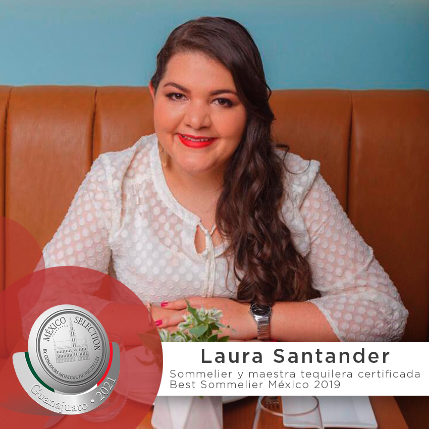 Ella es <a href="/laurisantander/">Laura Santander</a> Sommelier certificada por <a href="/MasterSommWW/">Court of Master Sommeliers Eu</a>  y Maestra Tequilera por la Academia Mexicana de Catadores de Tequila Vino y Mezcal  🍷🥃 galardonada en el 2019 con el Premio Best Sommelier de México 🇲🇽 y una de las juezas invitadas de <a href="/MexicoSelection/">México Selection by CMB</a>  🍇