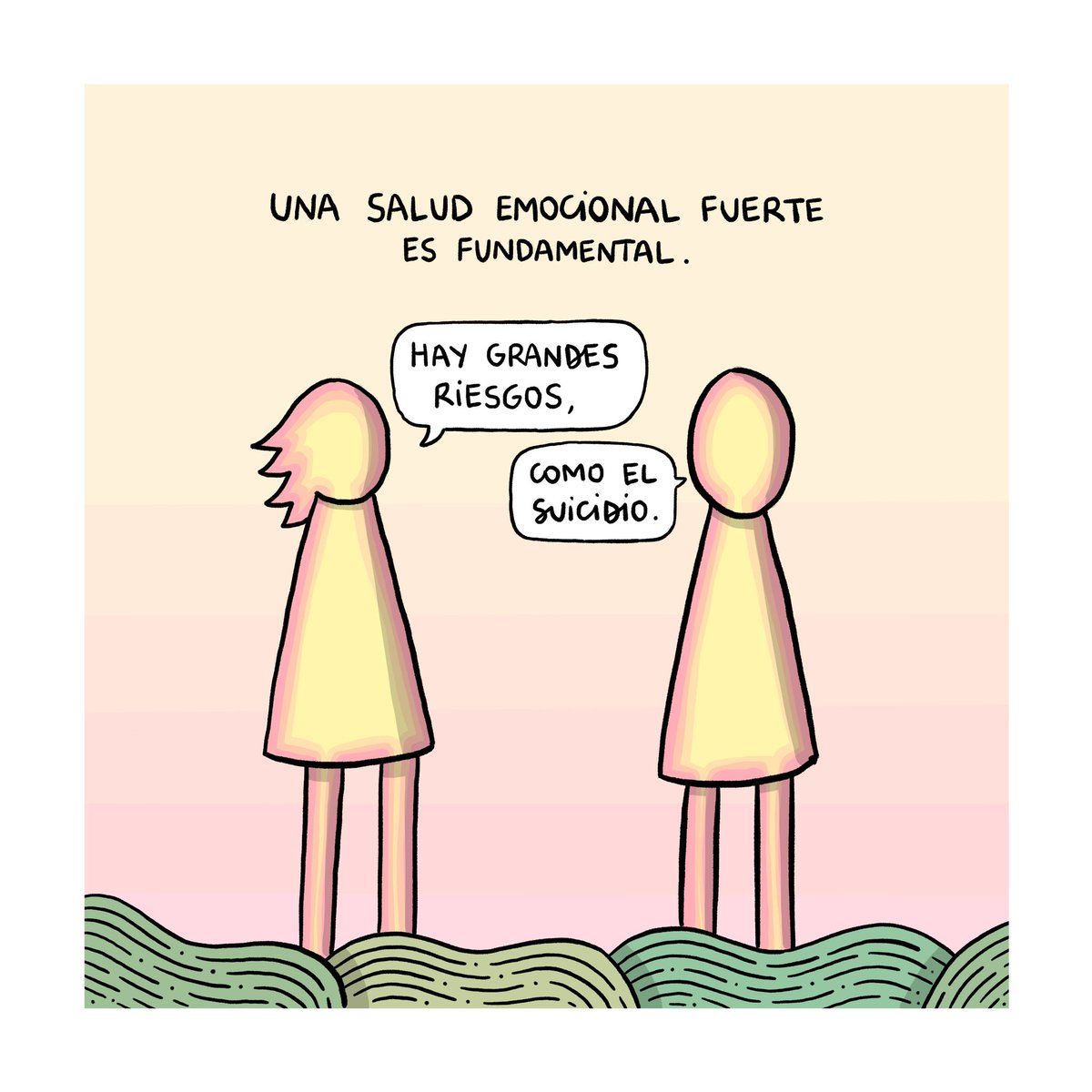 El sábado se celebra el Día Mundial para la prevención del Suicidio. He preparado estas viñetas junto al Teléfono de la Esperanza.
(1/2)