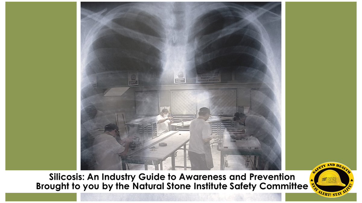 Learn how to prevent silicosis through proper housekeeping and work practices, engineering controls, air quality monitoring, and respirable sampling in this digital document available free of charge from the Natural Stone Institute. Find it here: buff.ly/2RqIM3m