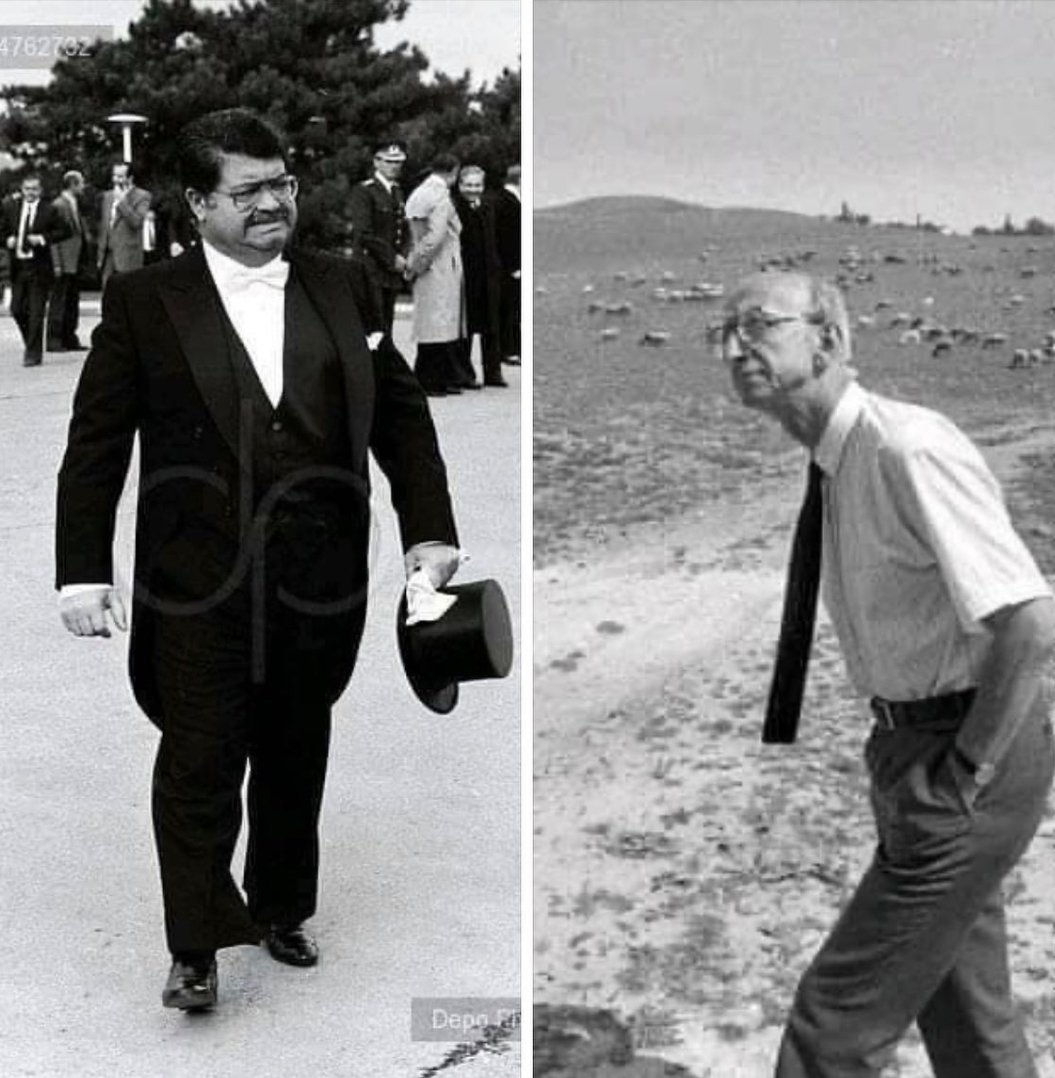 T.Özal, Erdal İnönü'nün zayıf bir vücuda sahip olması sebebiyle "Yurt dışına çıksa ülkede kıtlık var sanırlar" der. 
E. İnönü, Özal'ın bu şakasını kendisine ileten gazetecilere şu yanıtı verir: "Onu görünce de ülkedeki kıtlığın nedenini anlarlar der. 
Eski Türkiye
İlber Ortaylı