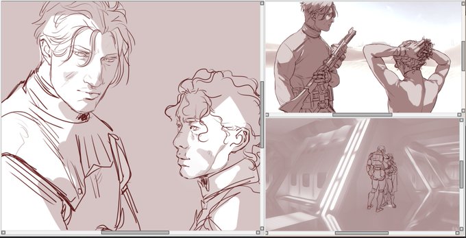 I know I've posted these multiple times already but I just think about this set of WIPs a lot 