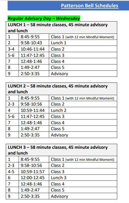 Patterson High School #405 tweet media