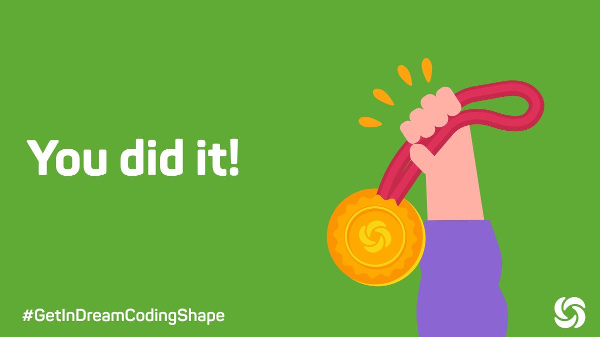 Sololearn's tweet image. 🤩 Congrats! These 14 days were filled with triumphs and struggles, but the journey has transformed you from the inside out.😇 Share your journey with us and make sure to tag @Sololearn and #GetInDreamCodingShape so we can share your achievements! Have fun and keep learning!