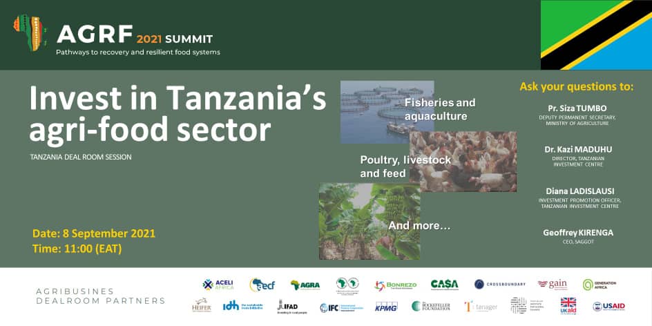Its Destination Tanzania at the #Agribusiness #Dealroom <a href="/TheAGRF/">AFS Forum</a> 2021. Register today bit.ly/3xpVLkS
<a href="/vianeyjr/">Vianey Rweyendela</a> <a href="/vanessainafrica/">Vanessa Adams</a>