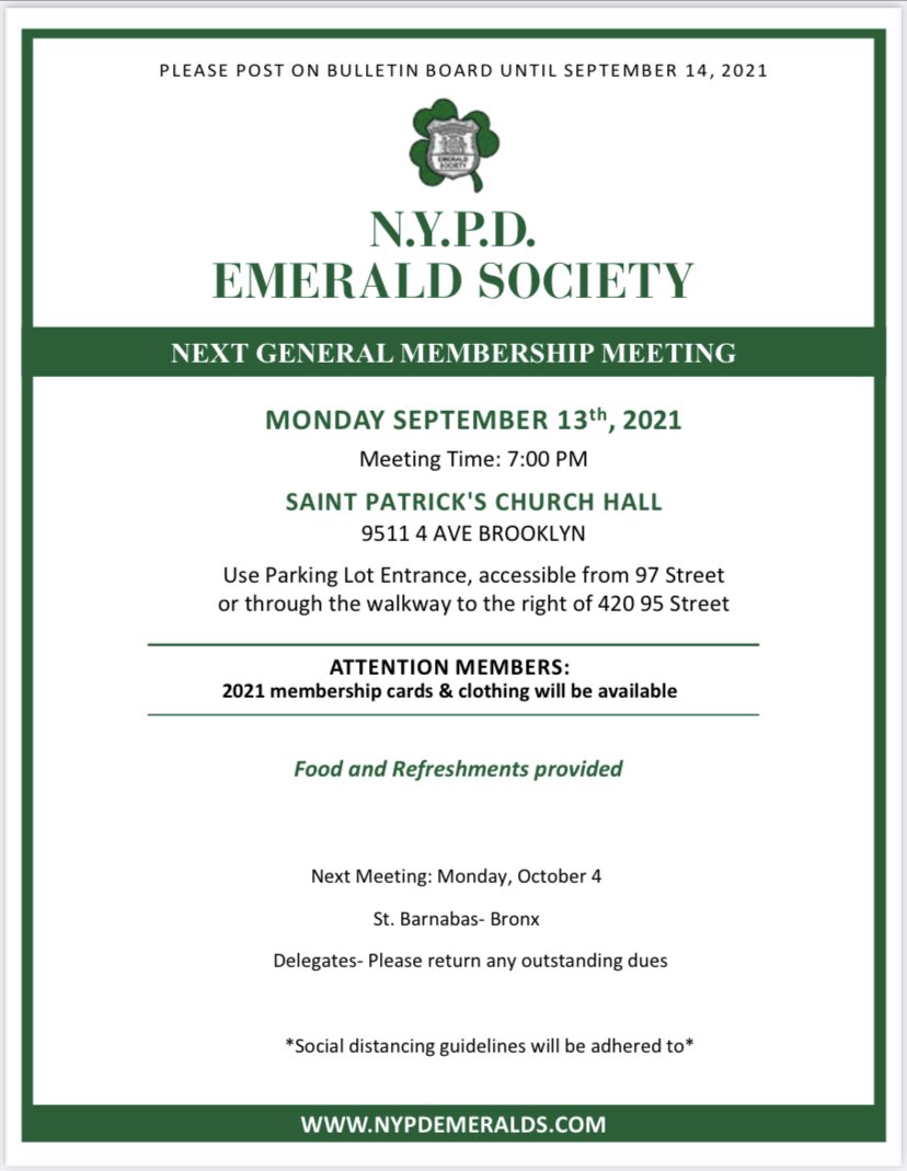 Join us Monday for our September meeting in Brooklyn!