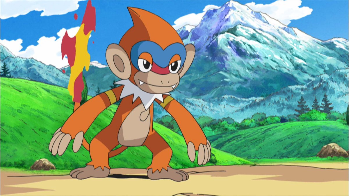 Chimchar into Monferno, it was a very cool moment in Ash vs Paul’s Lake Acu...