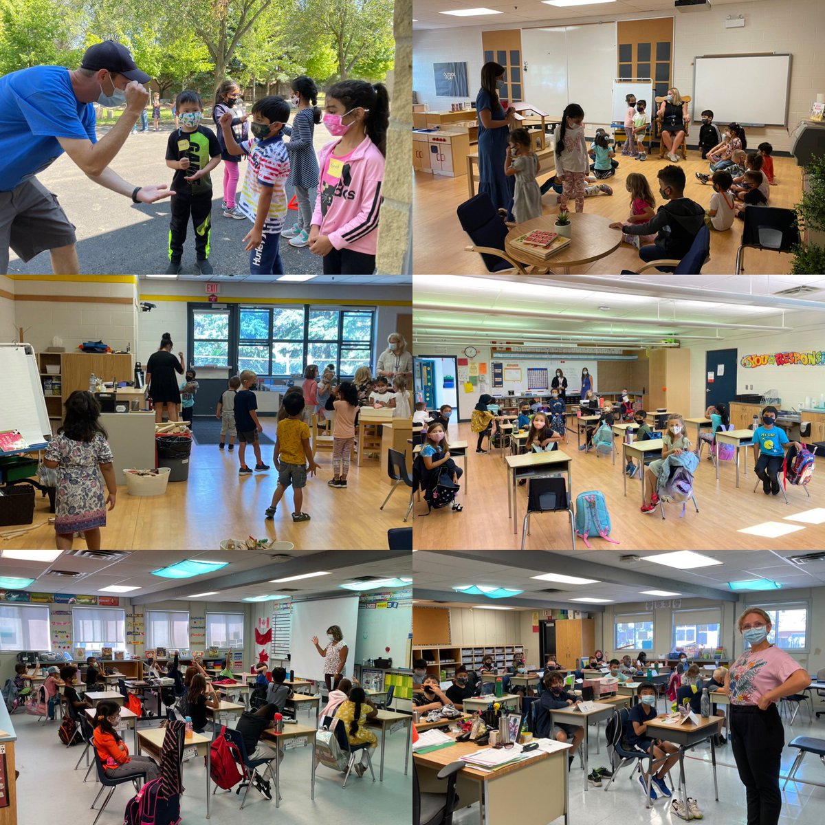 clewrdsb's tweet photo. We were SO ๐happy๐ to welcome back all our ๐ฌs today! Big, happy smiles greeted us all day long! A wonderful and exciting #WRDSBFirstDay at Clemens Mill PS! @wrdsb https://t.co/xmhYeGyoua