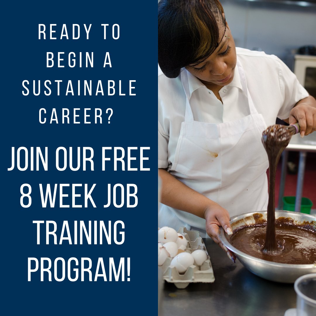 Our job training program includes paid training opportunities, too! Get the skills and support you need to break into the foodservice industry. Head to inspirationkitchens.org to begin the enrollment process and learn more! #opportunity #jobtraining #free