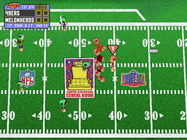 NFLonFOX's tweet photo. On this date in 1999, the original "Backyard Football" game was released 🏈

RT if you ever coached your team to a "Super Colossal Cereal Bowl" Title 🏆 https://t.co/qg8BeLlHrj