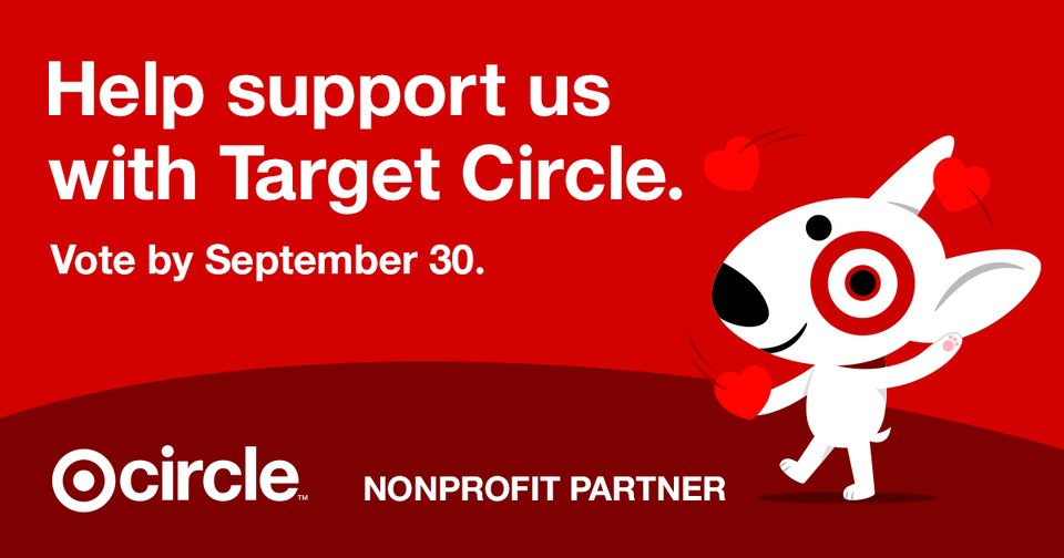Have you voted for us through Target Circle? If not, there’s still time! See how you can help direct <a href="/Target/">Target</a>'s giving to benefit our organization and the community. 
target.com/circle/communi…