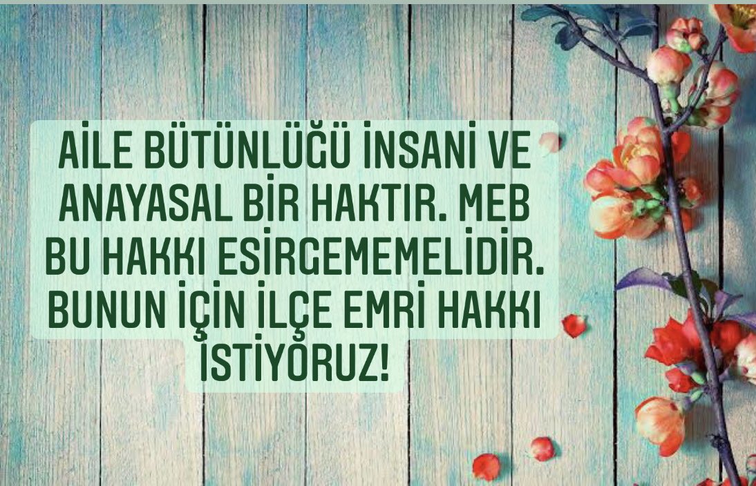 y_yollar's tweet photo. @tcmeb İl içi özür grubu olarak yıllardır adaletli bir atama istiyoruz. Her sene il dışı özre tanınan hak bir seferlik il içi özre de tanınarak adalet sağlansın.
Üstelik hergün toplu taşıma ile km.lerce yol giderek virüs kapma riski ile karşı karşıya kalıyoruz.
 @tcmeb @fehmirasimcelik https://t.co/g2sM5eB9q4