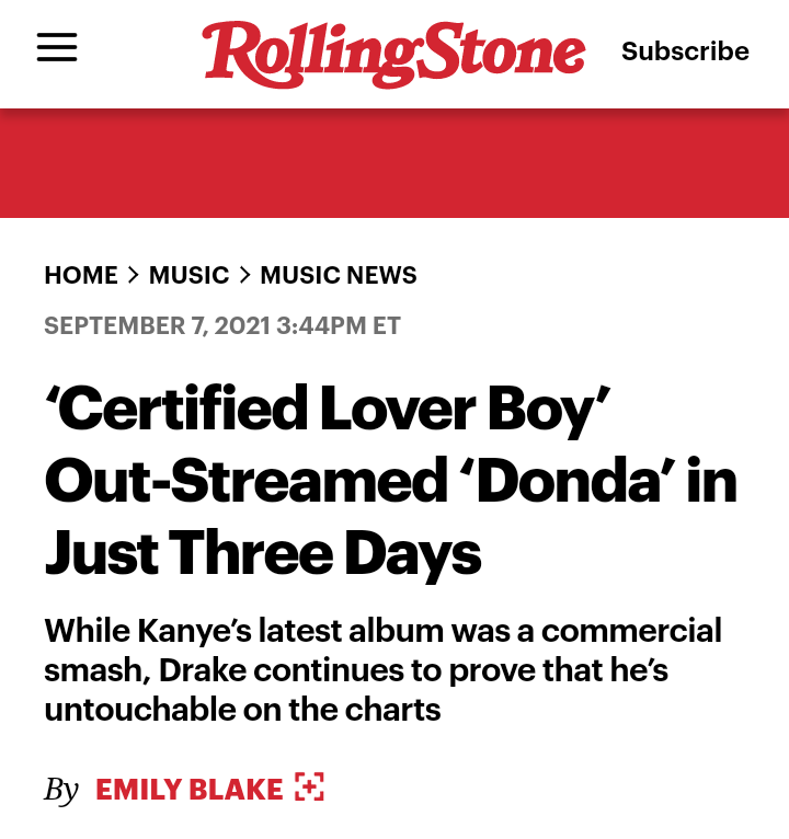 CLB outstreams Donda in the U.S. in just 3 days Charts & Sales ATRL
