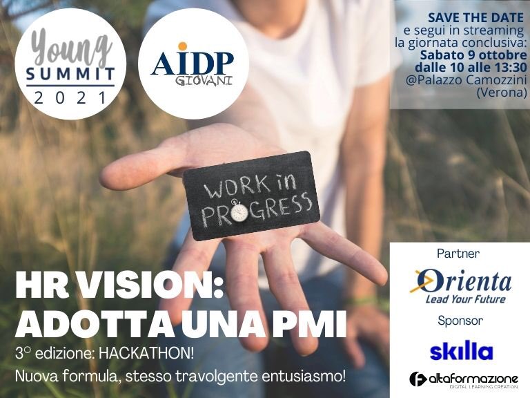Siamo giunti alla terza edizione dello Young Summit @AIDP! Giovani vi vogliamo super grintosi ed energici