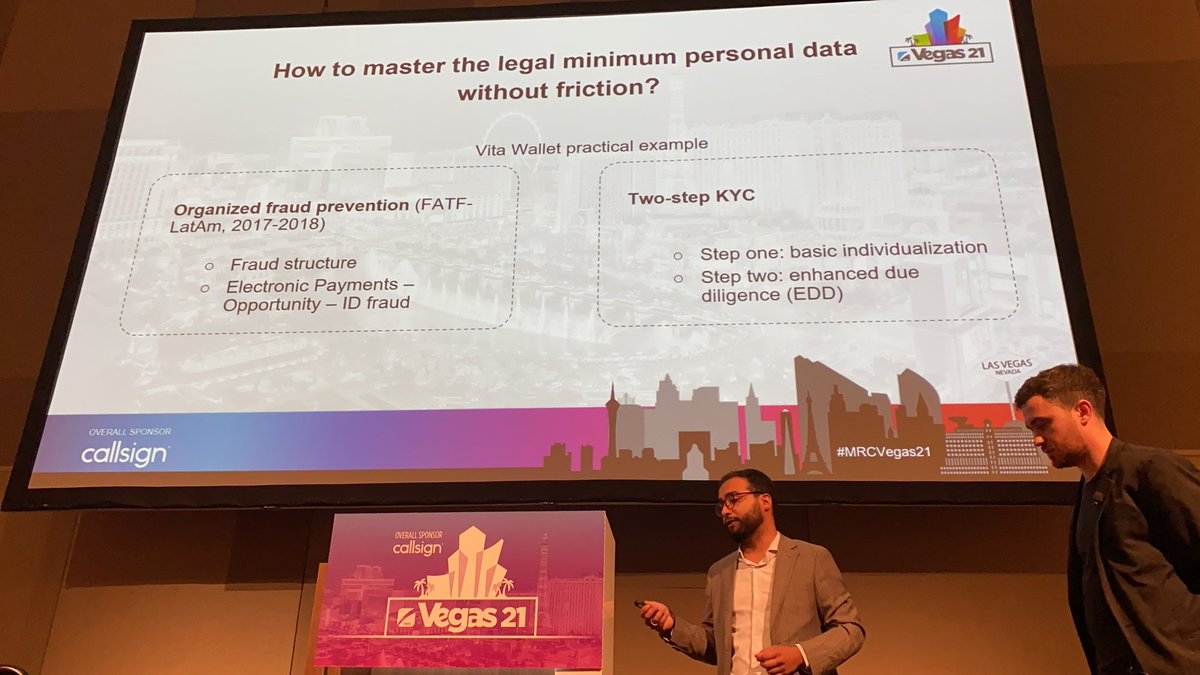 VitaWallet's tweet photo. Damián Azócar y Sebastián Reyes representaron nuestra empresa durante tres días, compartiendo información sobre el fraude en los pagos digitales.

Agradecidos de participar en el #MRCVegas21 🙌🏼 https://t.co/wAPLQqWXNE