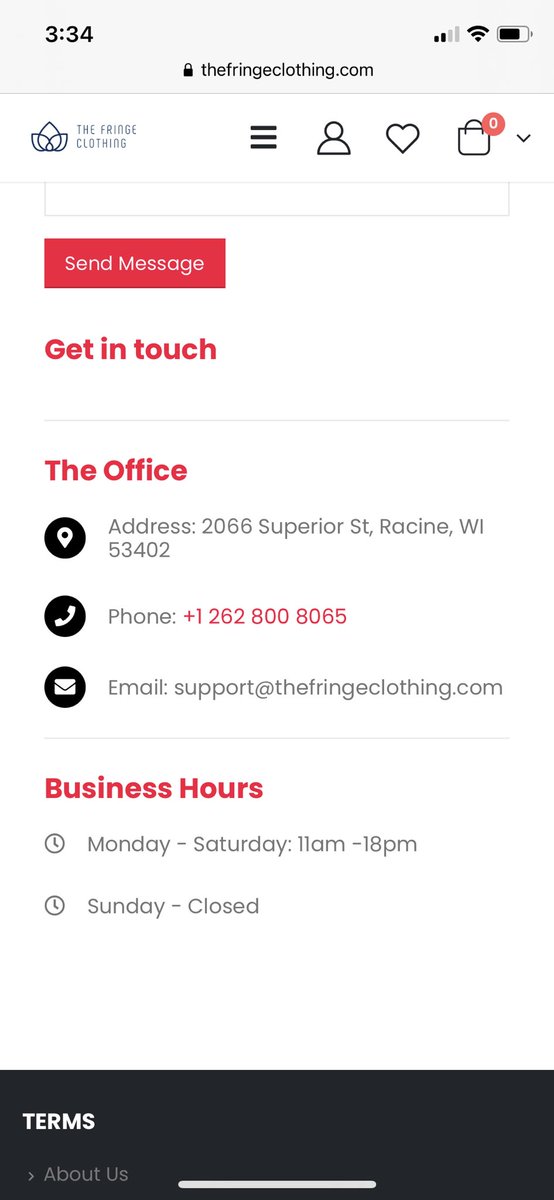 Fringe_LR's tweet photo. How many times can an online scam business change its address in a 5-month period?  We’ll, more than 3 times,but we have screenshots of 3 of the 5 times! @digitalocean is the site host to this scam &amp; @Namecheap is the domain seller. https://t.co/Xpxg1E3WBc is a scam! @AGRutledge https://t.co/34H6vtUFTc