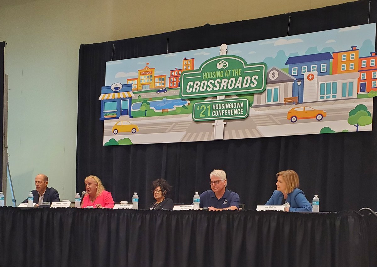 The What's Next for Housing in Iowa Panel is underway #HIC21