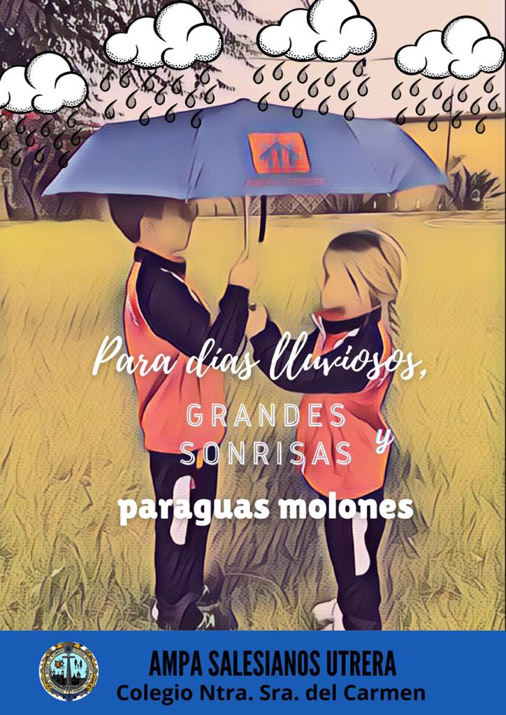 AmpaUtreraSales's tweet photo. Para todos los socios de AMPA paraguas molones!!! ☔️ https://t.co/4zeQqgs5z3