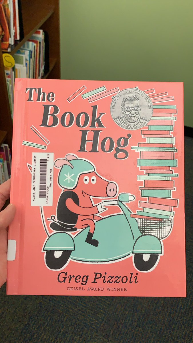 First graders loved reading The Book Hog. Then they had a blast helping the hog get to the library! Thanks @gregpizzoli for a book about loving books!
