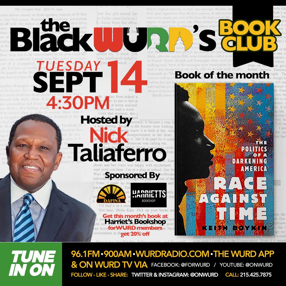onwurd's tweet photo. The Black WURD’s Book Club is back September 14th. If you haven’t already, you have a week to grab your copy and join the discussion. ✊🏾
#bookclub #blackwurdsbookclub #nicktshow #onwurd #NickTShow https://t.co/Lnm9Sspk9u