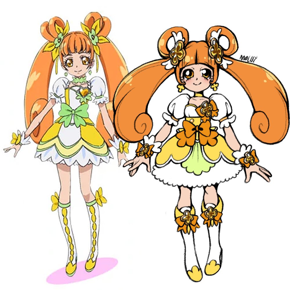 Felt like redesigning the DokiPre girls because boy do I hate how