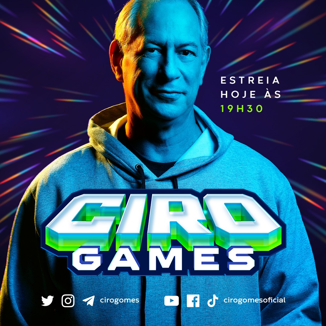 Ciro Gomes on X: Hoje a #CIROGAMES promete! Eu e Giselle teremos