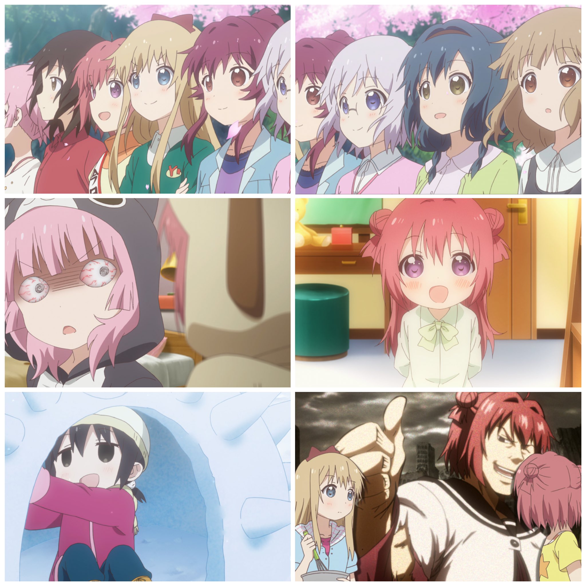 Bighamsterビックハムスター ゆるゆり ３期 安定のギャグと百合の日常系学園生活 ちなつの顔芸は凄い あと幼馴染っていいですよね 雪のエピソードや花見など富山の四季の良さを感じる３期でした いつか行ってみたいです アニメ好きとつながりたい