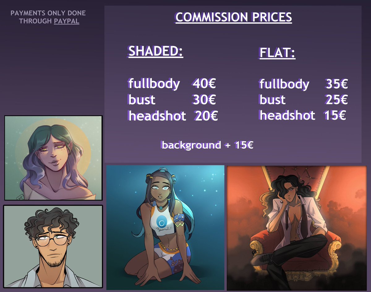 Reminder that I'm still open for commussion! DM me if you're interested!