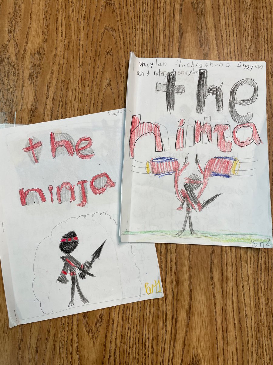 MsB_Gr8Falls's tweet photo. Ummm, hello writers!!! Got started on Day 1 making books, and these 2nd grade authors are blowing me away. We’ve got fiction, nonfiction, sequels, and some serious authors @Gr8FallsES 

Now these published books are in the library for others to read! https://t.co/YKrqeMbMOe