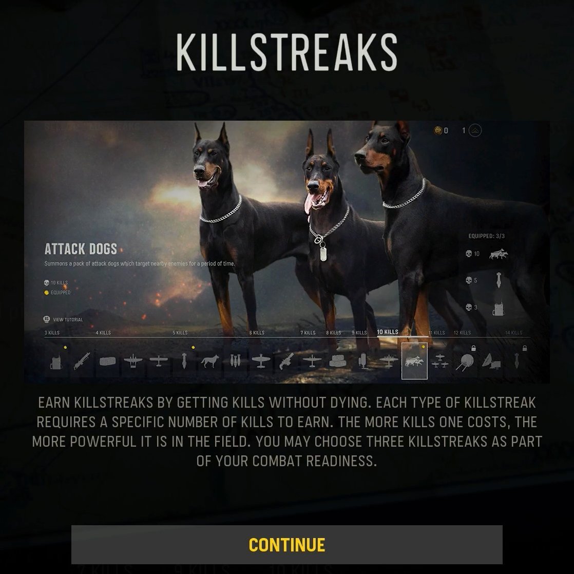 Call of Duty: Vanguard killstreaks