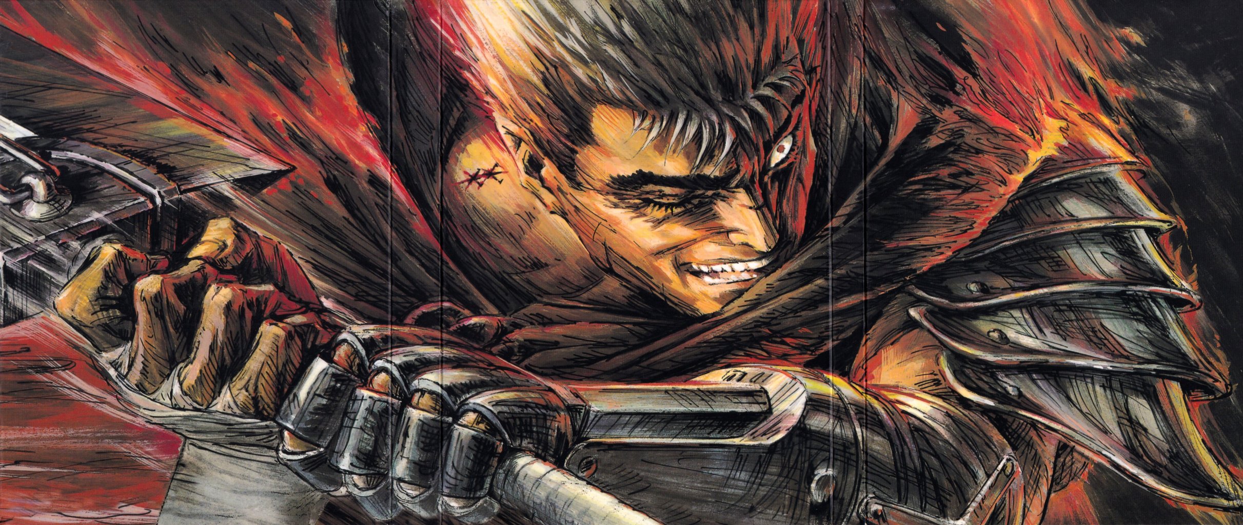 Jordan R I P Miura Edited These Berserk 1997 Mural Images Together Yes It Got An Official Street Mural In March 1998 Img 2 Is Actually Heavily Edited Lol Original
