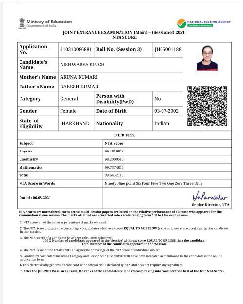 Santushti_26's tweet image. #JEEMainScam 
Reservations kam the jo Aise Scam bhi hone lage 😭
#Justice4JEEaspirants 
@dpradhanbjp @PMOIndia Please investigate this matter..
Watch confidence of this girl, she&apos;s celebrating also after Scamming 😑😑😑( video in next thread)