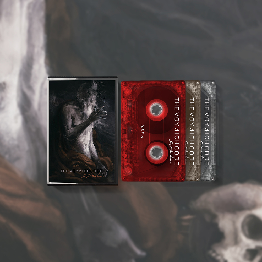 thevoynichcode's tweet image. &apos;Post Mortem&apos; Cassette Tapes are now available!

Limited to 100 units, available in 3 colors:

- Blood Red 🔴
- Crystal Clear⚪️
- Transparent Brown🟤

Get yours here: thevoynichcode.net

#PostMortem #TheVoynichCode